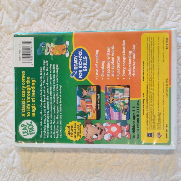 Leap Frog Talking Words & Letter Factory, Learn to Read + 2 more DVD Videos - Picture 9 of 16